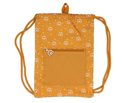 Mochila Impermevel Arco-ris Mostarda Personalizvel
