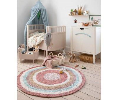 Cesta Capazo para Muecas Sunset Pink