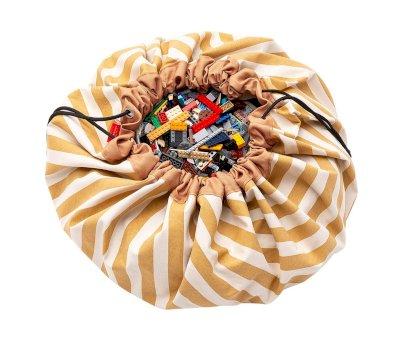 Sacco Play & Go Stripes Mustard