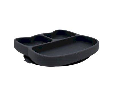 Plato con Ventosa Gato Negro