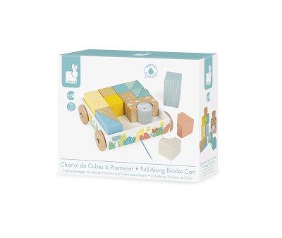 Mini Carrinho com cubos para caminhar