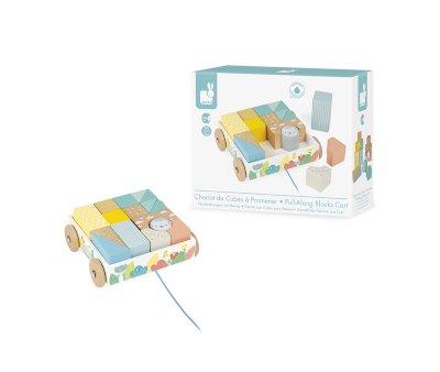 Mini Carrinho com cubos para caminhar