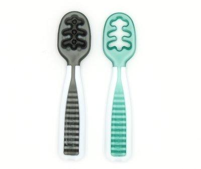 2 Pre-Cucharas Num Num Verde/Gris