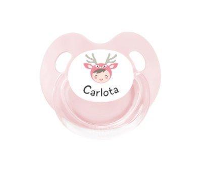 Sucette Personnalisable Rtro Reno Rose