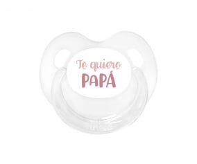 Chupete Retro Te quiero Pap Rosa