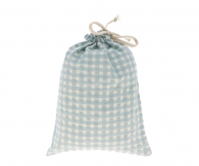Bolsa Merienda Vichy Verde Personalizable