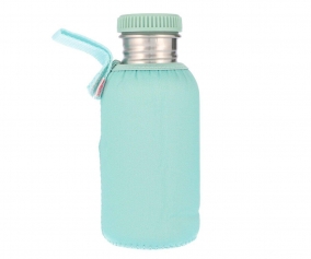 Bouteille en acier inoxydable avec housse Sage Personnalisable 500 ml