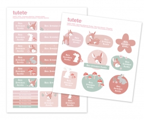 29 autocollants pour objets Sweet Deer 