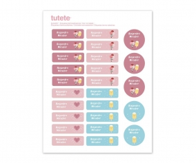 25 tiquettes pour vtements sugary