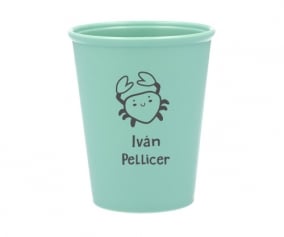 Vasito Personalizado cangrejo (+colores)