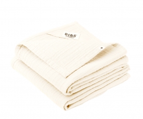2 Mini Mussoline BIBS Cuddle Cloth Ivory