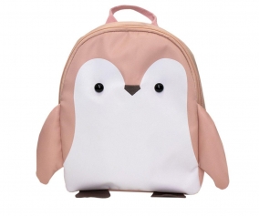 Mochila Infantil Miyu Pingino Rosa Personalizable