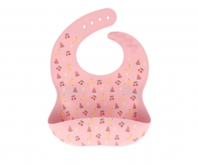 Bavoir en silicone Fruits