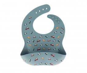 Bavoir en silicone Vintage Cars