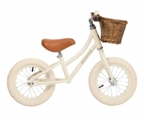Bicicleta Banwood sin Pedales First Go! Crema