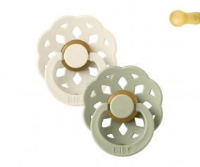 Pack 2 Succhietti  BIBS Boheme Ivory/Sage