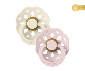 Pack 2 Succhietti BIBS Boheme Ivory/Blossom