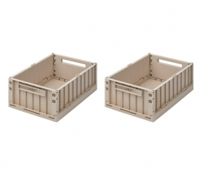 2 Cajas Almacenamiento Pequeas Weston Sandy