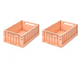 2 Cajas Almacenamiento Medianas Weston Tuscany Rose