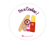 1 Distintivo Lilla Im a coeliac