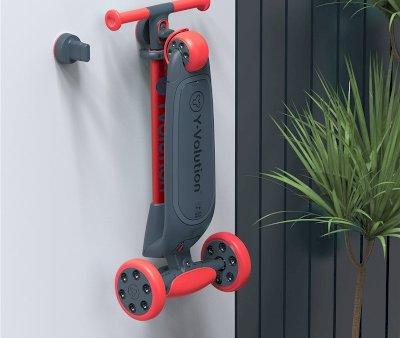Trottinette Yglider Nua rouge Yvolution