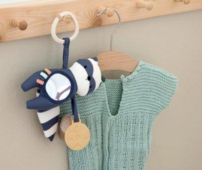 Peluche de dentition en forme de raton laveur