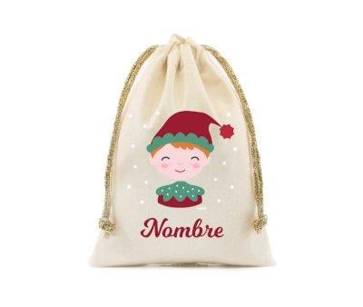 PETIT Sac Personnalisable pour Cadeaux Lutin