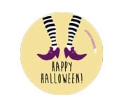 1 Broche Halloween Bruxinha