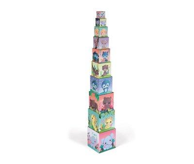 Pyramide Carr Empilable Animaux