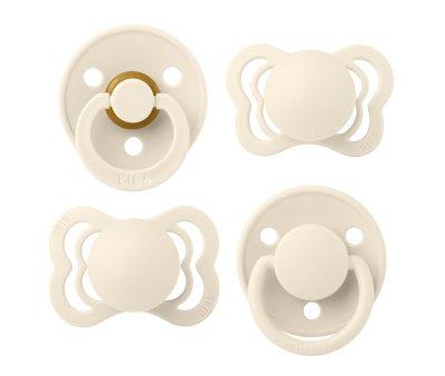 Pack 4 Pezzi BIBS Try-it Collection Ivory