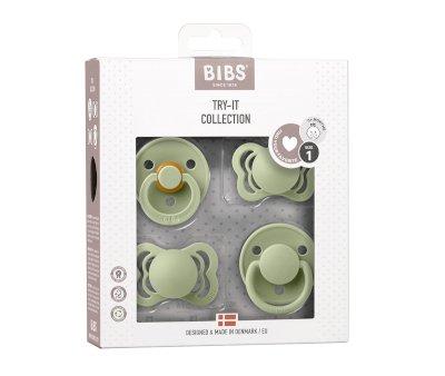 Pack 4 Pezzi BIBS Try-it Collection Sage