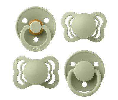 Pack 4 Pezzi BIBS Try-it Collection Sage