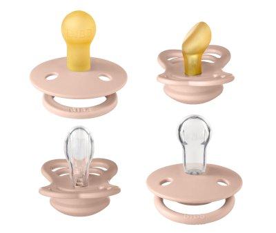 Pack 4 Pezzi BIBS Try-it Collection Blush
