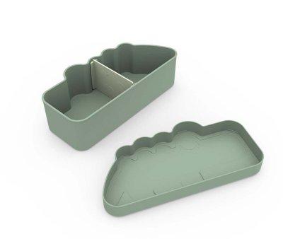 Lunch Box Croco Green