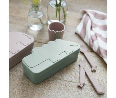 Lunch Box Croco Green