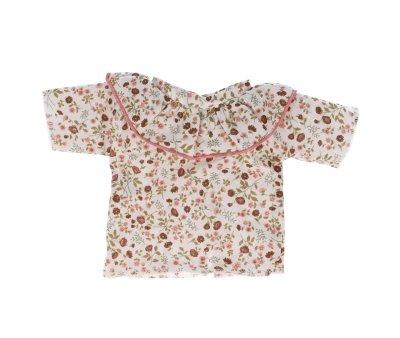Chemise Cutie  volants pour poupe Floral Leoni