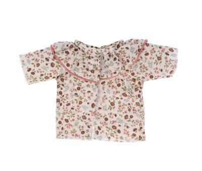 Chemise Cutie  volants pour poupe Floral Leoni