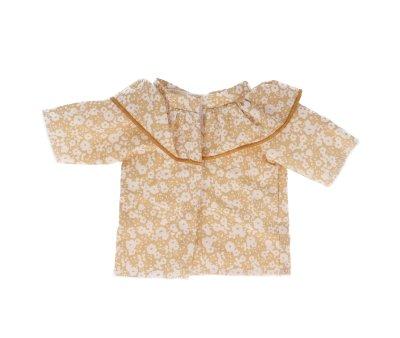 Camisa Cutie con Volante Floral Hiladi para Mueco