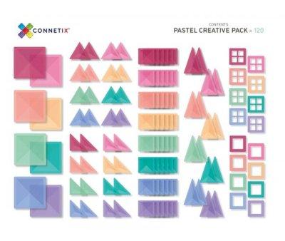 Construccin Connetix Pastel Creative 120 Piezas