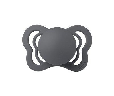 Pack 2 Succhietti BIBS Couture Iron/Baby Blue Silicone
