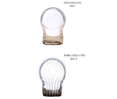 Pack 2 Succhietti BIBS Couture Mustard/Petrol Silicone