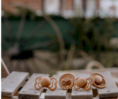 Pack 2 Succhietti BIBS Couture Haze/Caramel Silicone