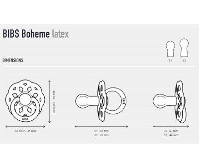 Pack 2 Succhietti BIBS Boheme Ivory/Blossom