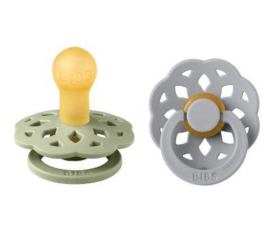 Pack 2 Succhietti BIBS Boheme Sage/Cloud