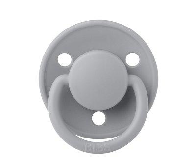 2 Succhietti BIBS De Lux Cloud/Steel Blue Silicone