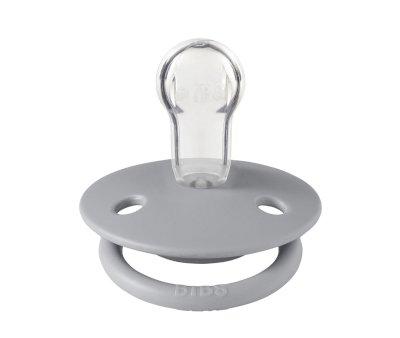 2 Succhietti BIBS De Lux Cloud/Steel Blue Silicone
