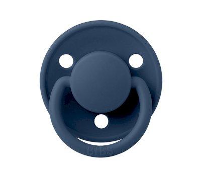 2 Succhietti BIBS De Lux Cloud/Steel Blue Silicone