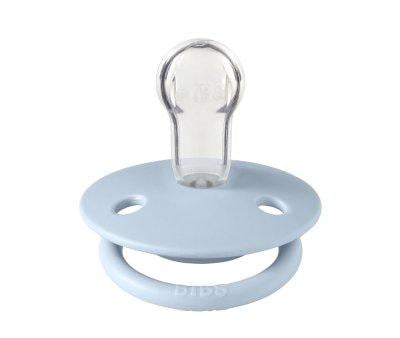 2 Succhietti BIBS De Lux Iron/Baby Blue Silicone