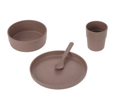 Vaisselle 4 pices Eco Chocolate
