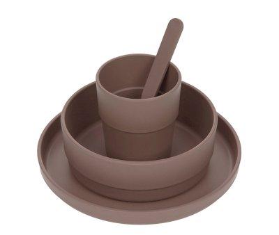 Vaisselle 4 pices Eco Chocolate